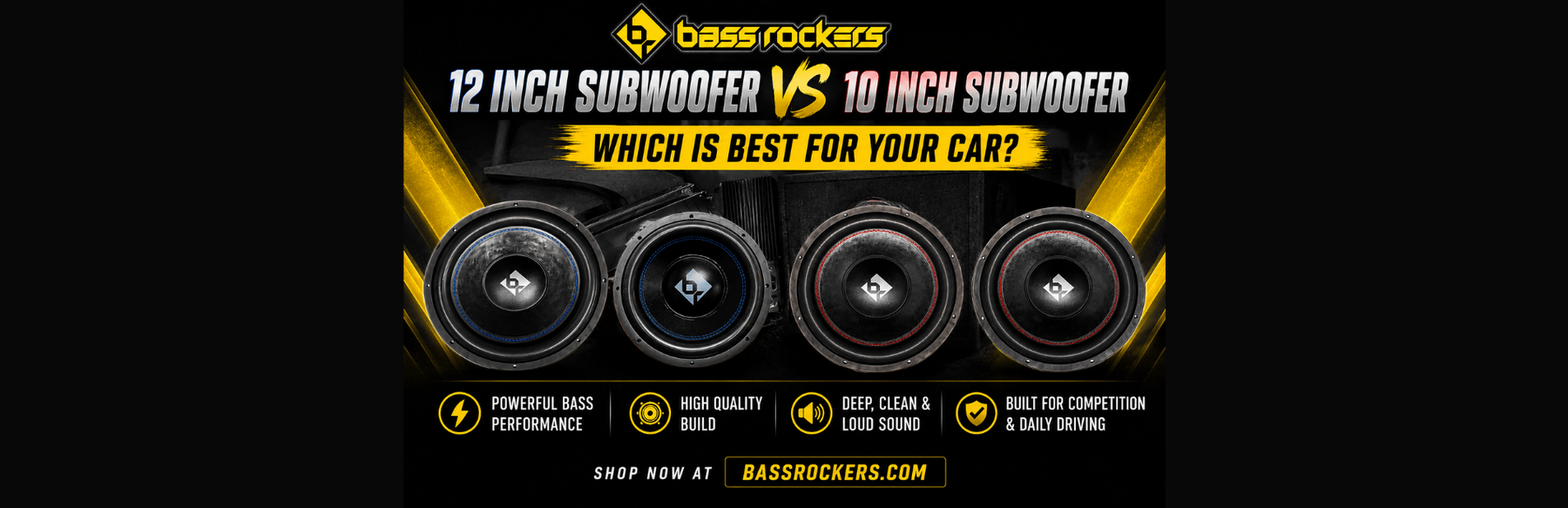 12 Inch Subwoofer vs 10 Inch Subwoofer
