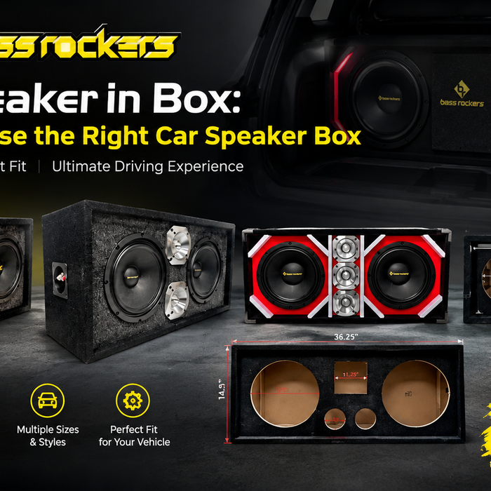 Car Speaker in Box: How to Choose the Right Car Speaker Box