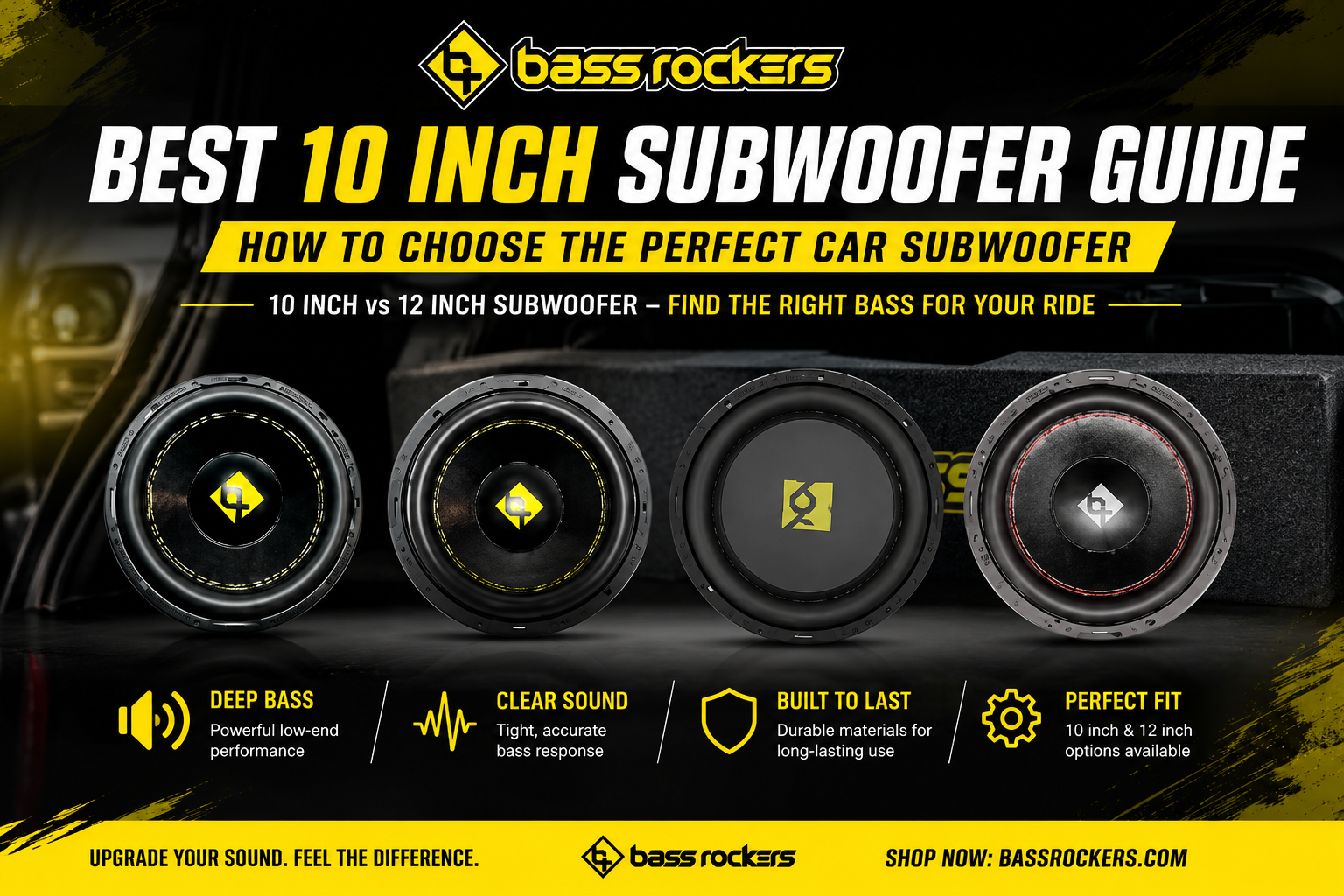 Best 10 Inch Subwoofer Guide How to Choose the Perfect Car Subwoofer