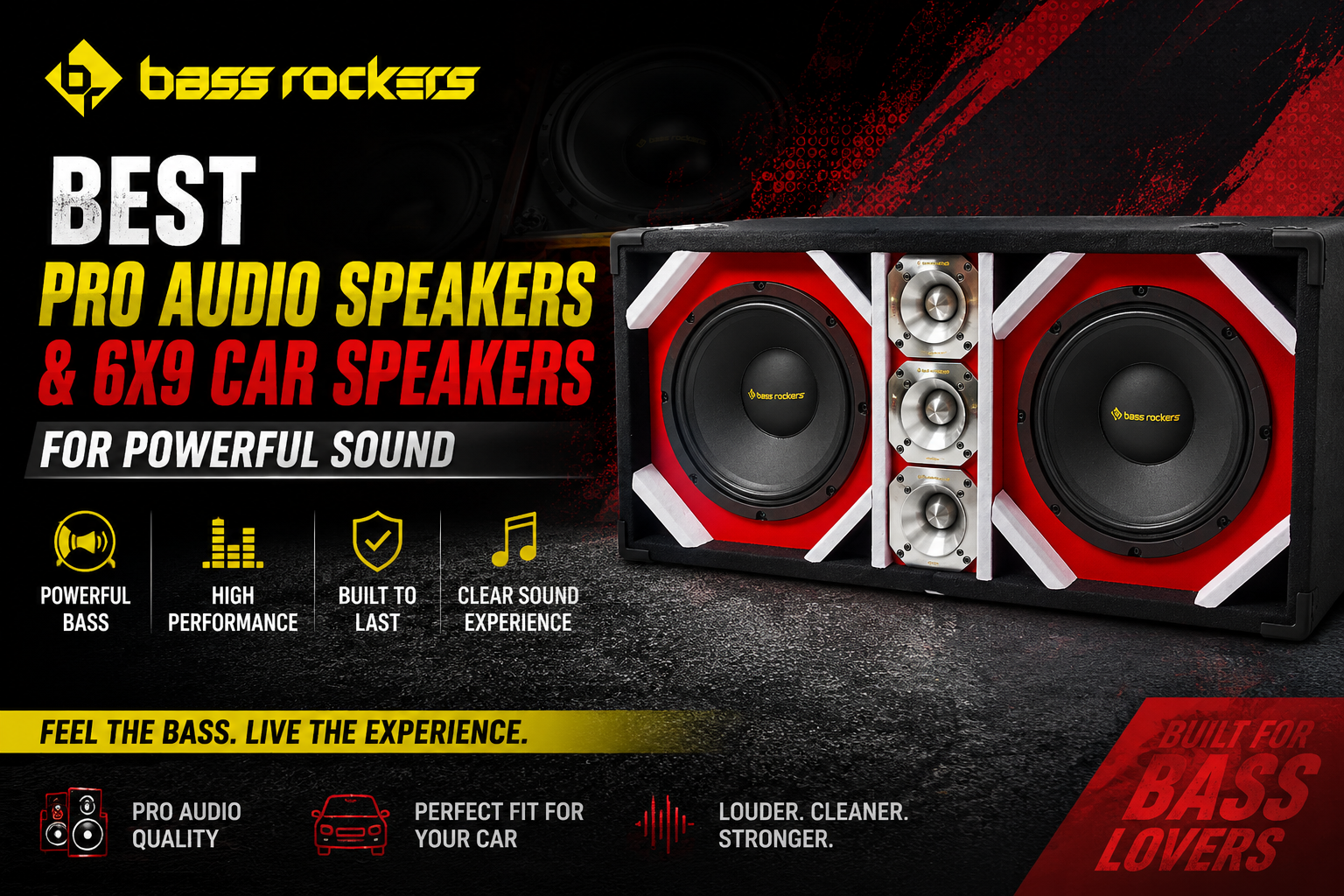 Best Pro Audio Speakers and 6x9 Car Speakers for Powerful Sound