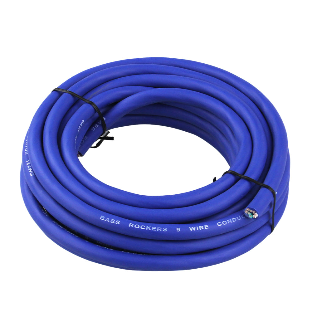 9W18G20 9 Wire Conductor Speaker Wire 18 AWG (20 Feet)
