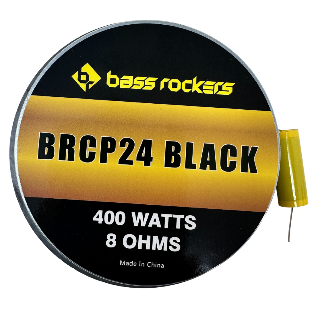 Bass Rockers BRCP24 4" Bullet Tweeter, 400W Peak/200W RMS, 8-Ohm Die-Cast Aluminum Body, High-Output (up to 110 dB), 4kHz-20kHz Frequency Response