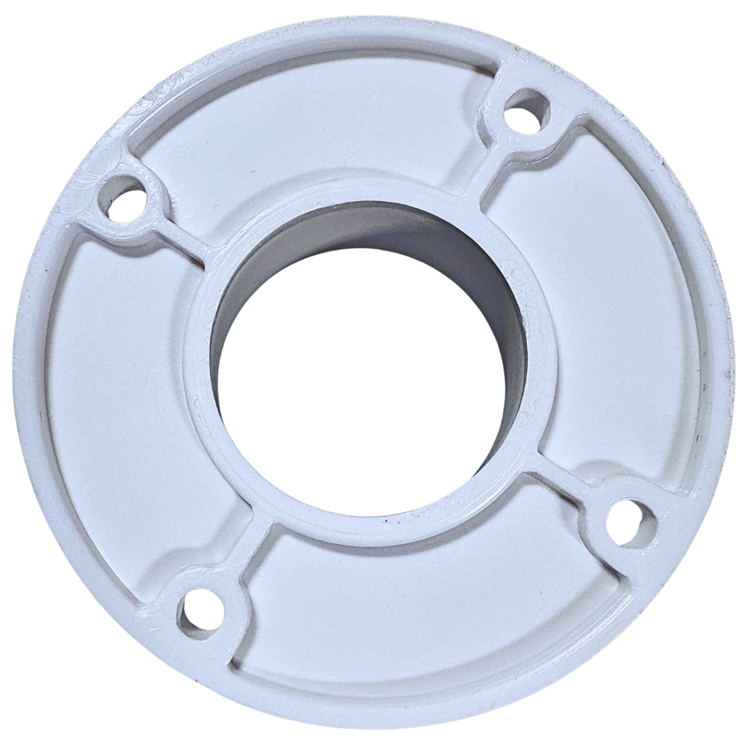 Bass Rockers WG1450 2” Exit Bolt-On Horn Waveguide, 45° x 45° Coverage, White ABS Lightweight Horn Lens, 2” Throat Compression Driver Horn, No Mounting Holes