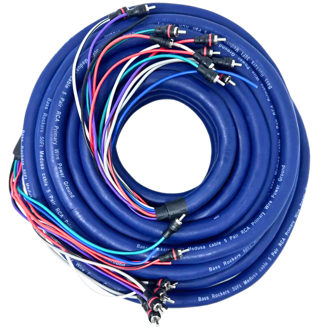 thumbnail image 2 of CarKit 35ft Professional Car Audio Installation Cable – 13 Conductor, Copper, Medusa Series CK35 2 of 5