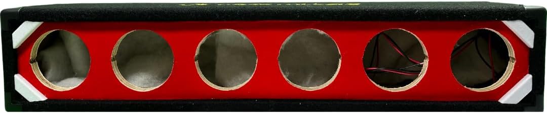 Bass Rockers 6 Tweeter Array Box Enclosure for 4