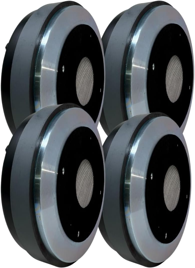 Bass Rockers BRHD3v2 Bolt-On Horn Compression Driver – 2” Throat, 3” Voice Coil, 8 Ohm, 600W RMS / 1200W Program