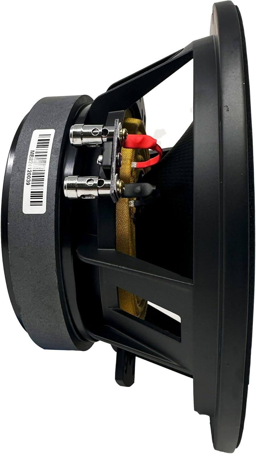 Bass Rockers BRMB8 8" Mid bass Carbon Fiber Water Resistent Loud Speaker 8Ohm 500Watts RMS/1000Watts Max for Car Audio Home DJ Pro Audio ATV UTV Slingshot CanAm Boats Bikes RV Etc (BRMB8)