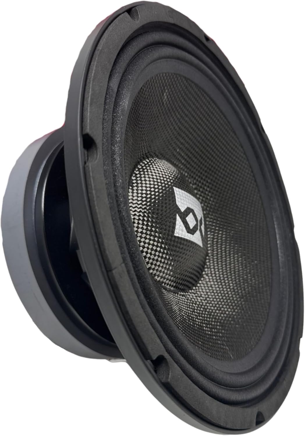 BassRockers 10-Inch Water-Resistant Midbass Car Speaker 600W RMS / 1200W Max – Carbon Fiber Cone, 2.5” Voice Coil, Die-Cast Aluminum Basket, 8 Ohm High-Sensitivity 95dB Midrange/Midbass Loudspeaker – 82Hz–4.5kHz High Output Audio Driver (Single)