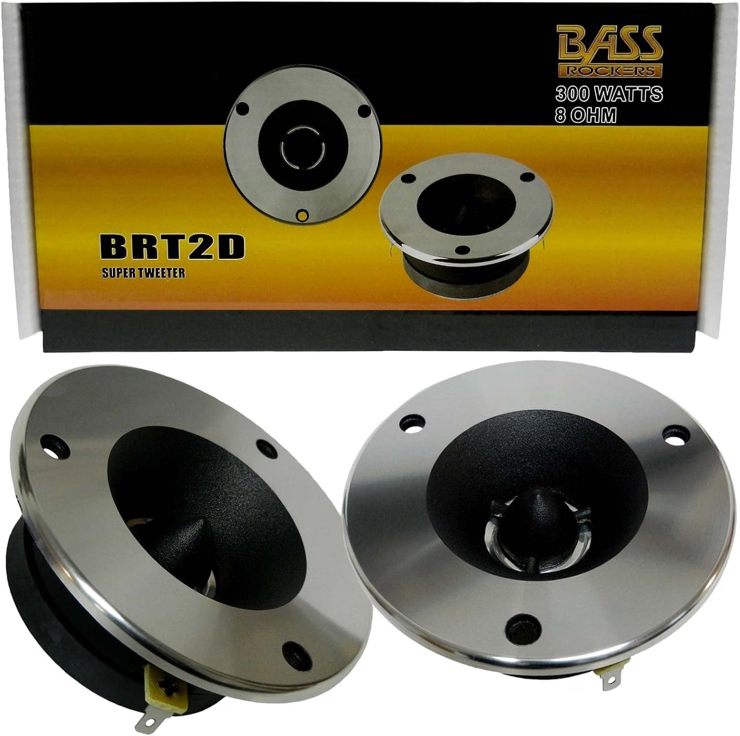 Bass Rockers 4X 6.5in 350W Midrange Speakers + 2X 300W Super Tweeters