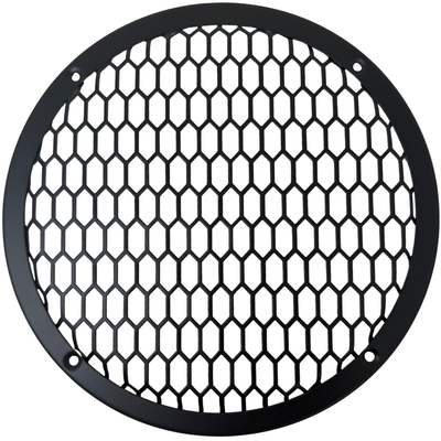 Bass Rockers 8" Metal Speaker Grill Cover HeavyDuty Hex Mesh Protective Grill Guard 8" Car Audio Speakers/Subwoofers, Universal Fit, Matte Black