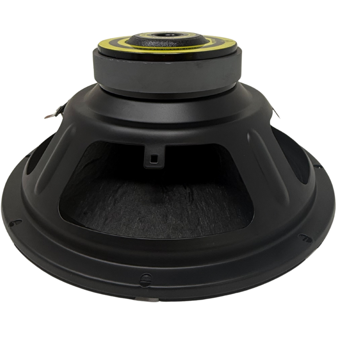 Bass Rockers BRM10LPv2 10" Midrange Loudspeaker – 375W Peak / 300W RMS, 8 Ohm, 91dB Sensitivity, Treated Cloth Surround, Paper Cone, Steel Basket