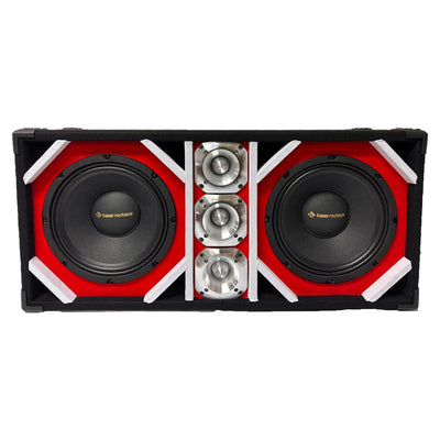 Bass Rockers 10" Brazilian Style Loaded Chuchera Box Chero10