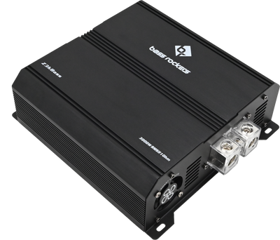 Bass Rockers Z3K BASS 3000W RMS 1-Channel Mono Bass Amplifier and Remote Gain Controller