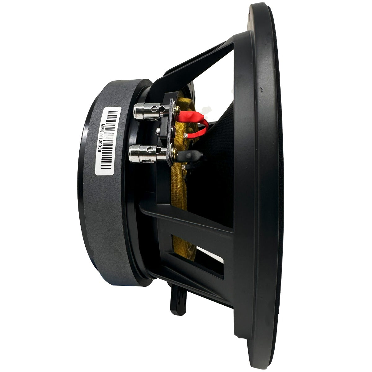 BRMB6 6.5" Water-Resistant Mid-Bass Loudspeaker, 500W RMS / 1000W Max, 8Ω, Carbon-Fiber Cone & Dust Cap, 2" CCAW Voice Coil (Kapton Former), Die-Cast Aluminum Basket, 92 dB Sensitivity, 87 Hz–9 kHz, Ferrite Motor (135×20 mm)