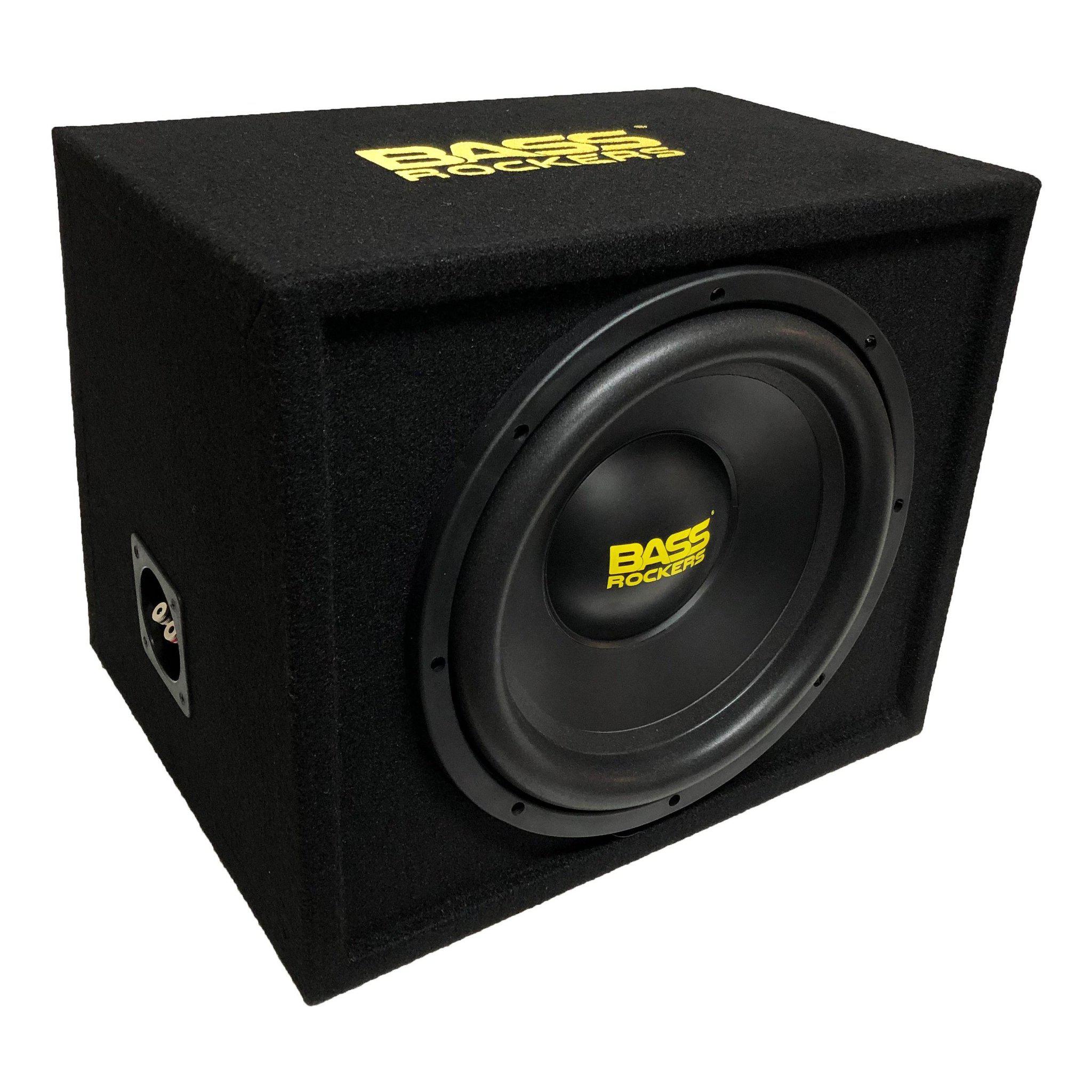 BB12S Single 12" Loaded Subwoofer Enclosure 600 Watts Single Voice Coil (2-ohms)-Bass Rockers-1