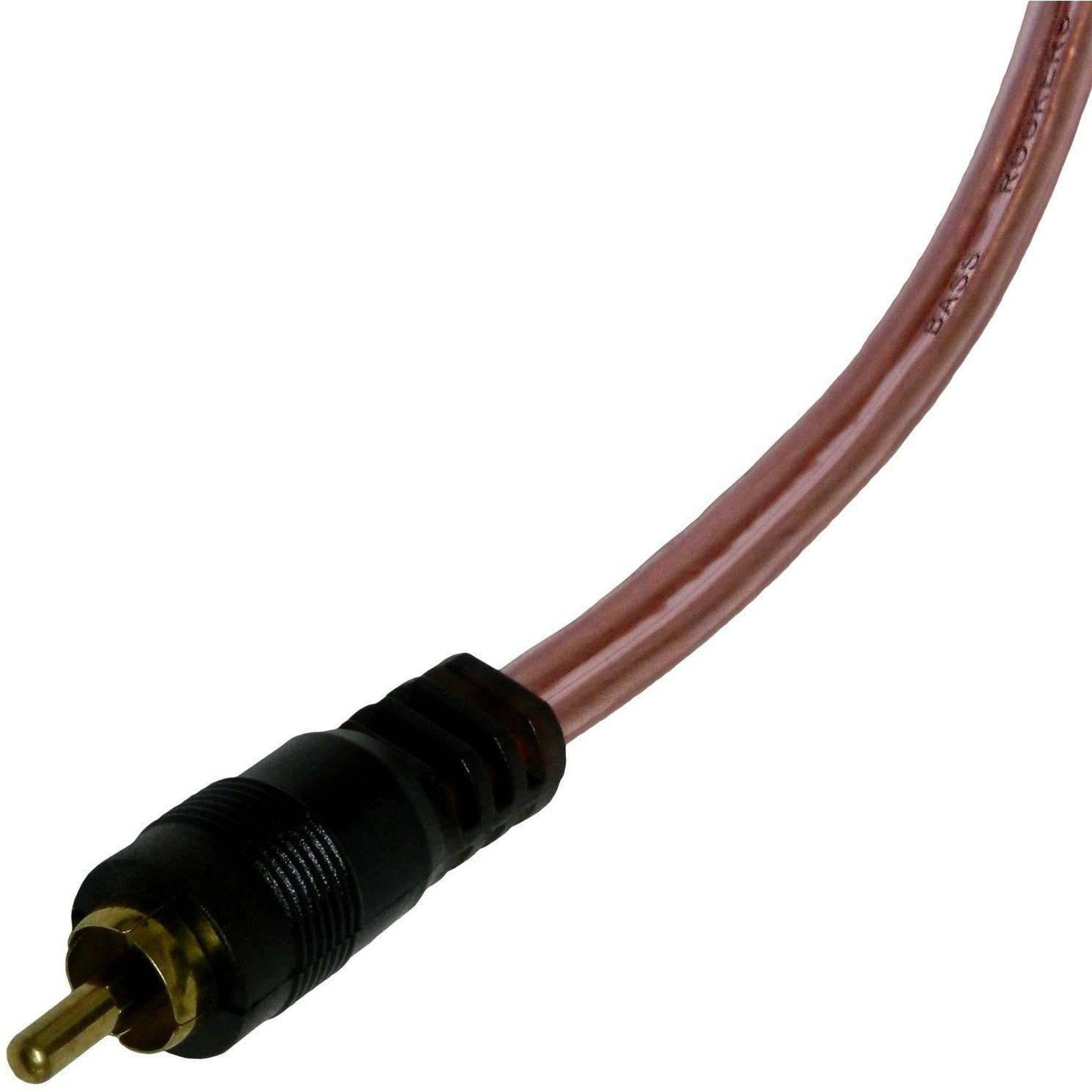 BRC2F1M 1 Male To 2 Female RCA Y-Splitter Audio Cable (10 Pieces)-Bass Rockers-5