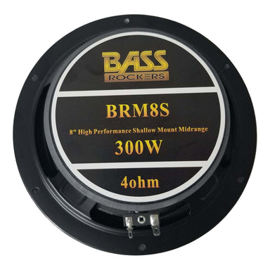 BRM8S Shallow 8" Midrange Speaker 300 Watts (4-ohms)-Bass Rockers-2