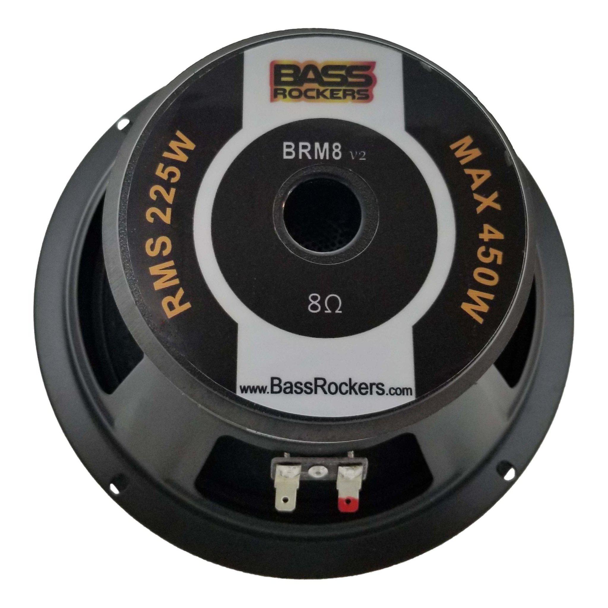 BRM8v2 8" Midrange Speaker 450 Watts (8-ohms)-Bass Rockers-3