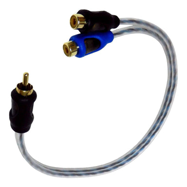 CRC2F1M Premium 1 Male To 2 Female RCA Y-Splitter Audio Cable-Bass Rockers-2
