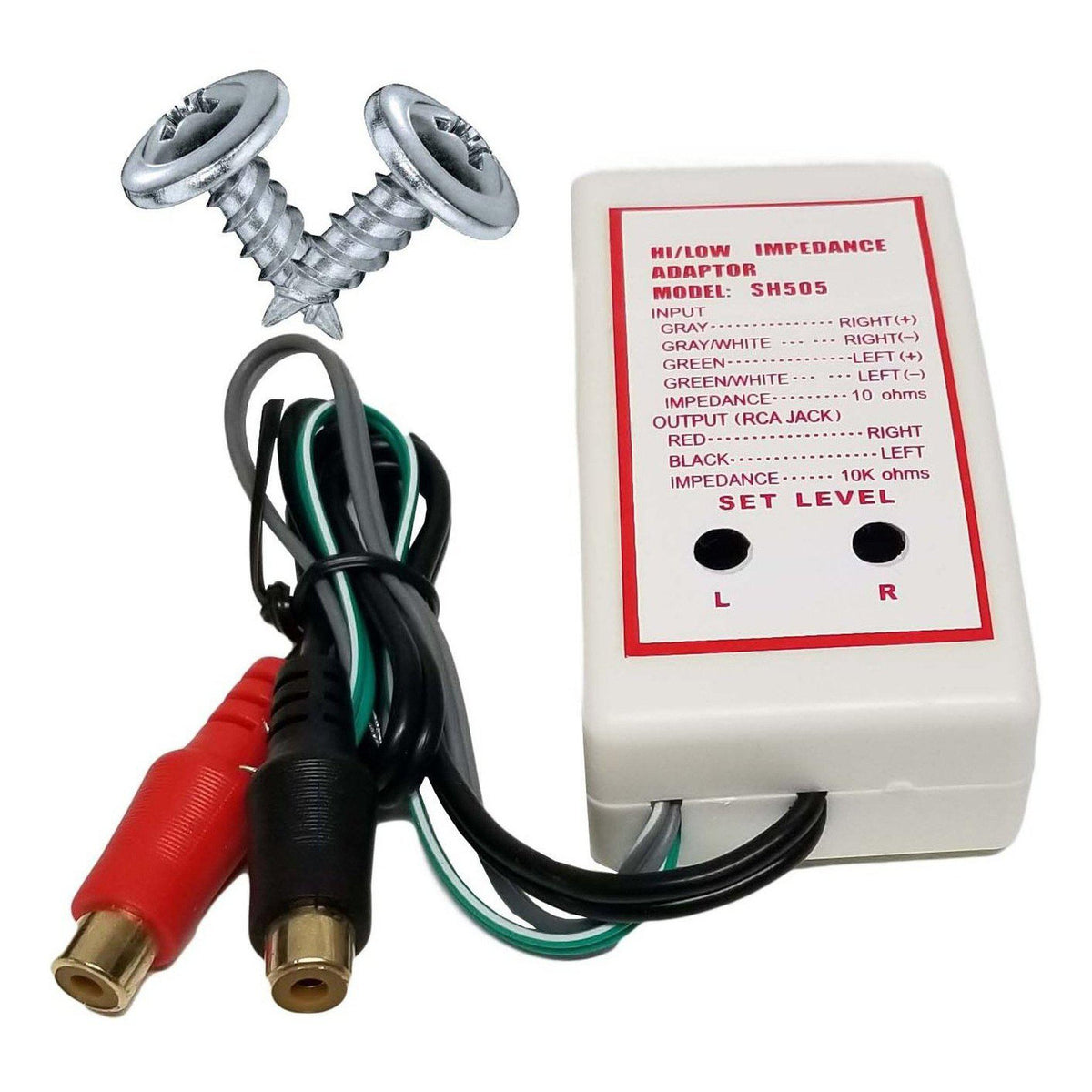 Best High Low Car Audio Converter Hi Lo RCA Converter (HLC100) — Bass