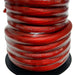 PW0G50 Red Flexible CCA Copper Power Cable 0 AWG (50 Feet)-Bass Rockers-5