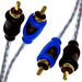 CRC Premium 2 Male To 2 Male Twisted-Pair RCA Audio Cable-Bass Rockers-2