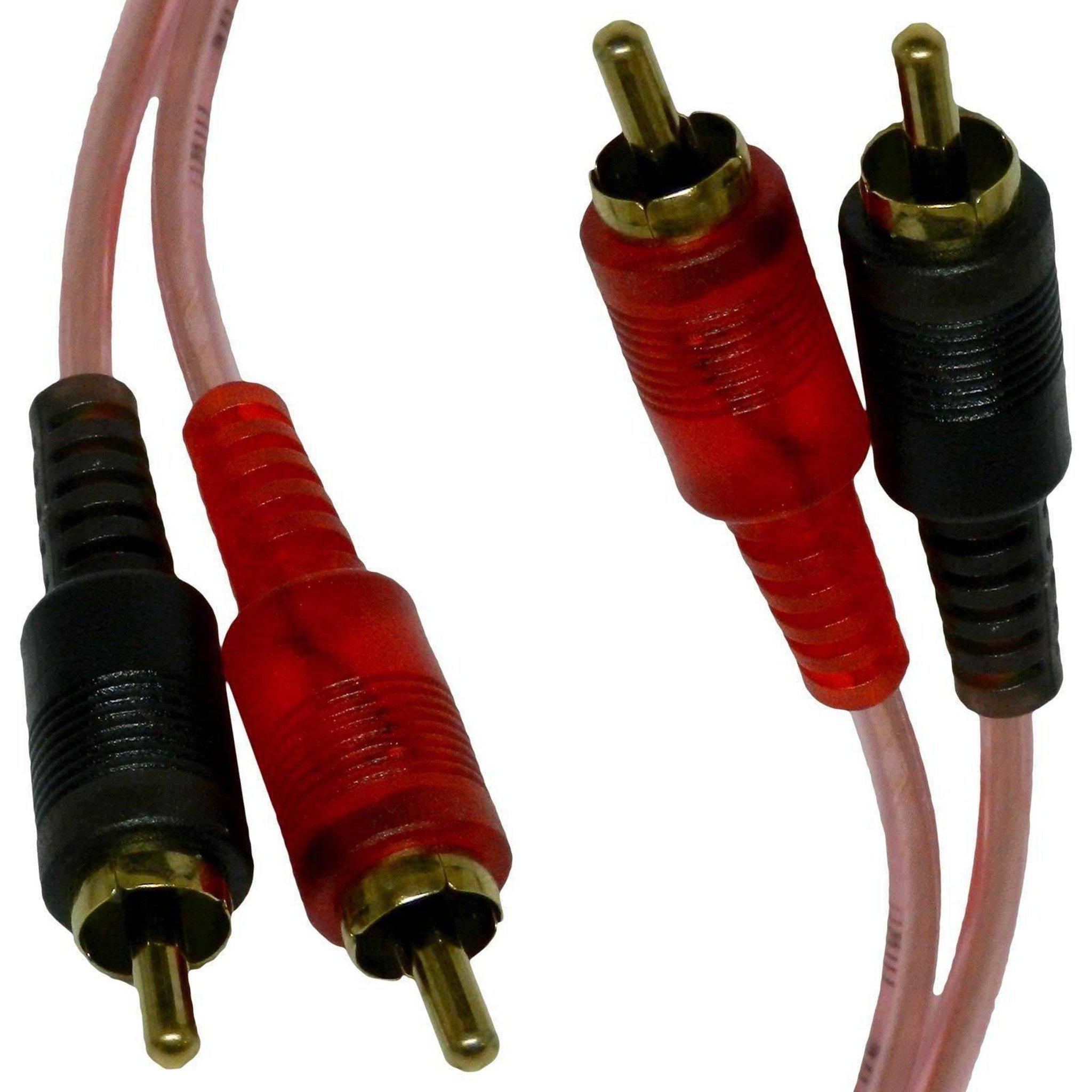 BRC 2 Male To 2 Male Interconnect RCA Audio Cable (10 Pieces)-Bass Rockers-3