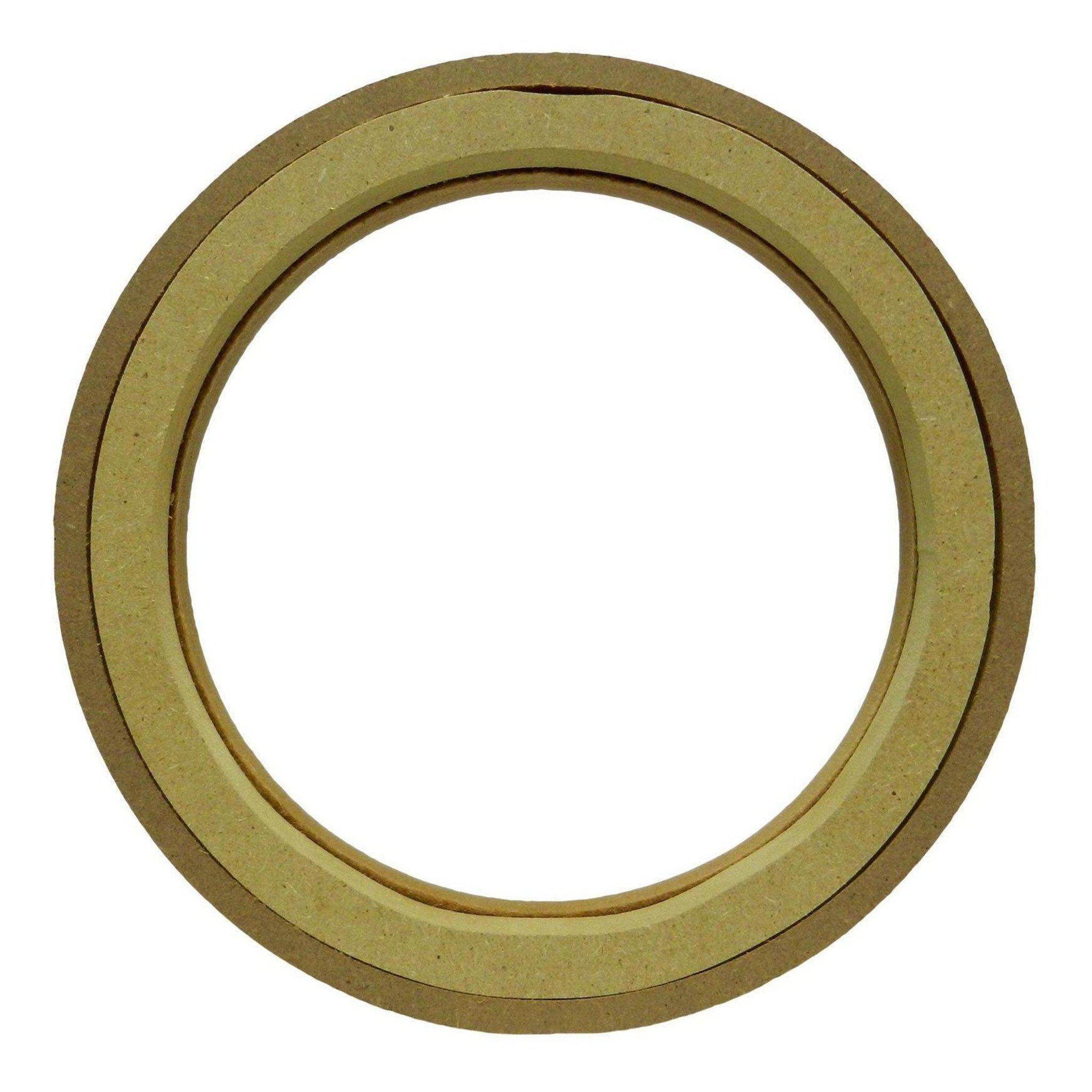 MDF Wood Speaker Spacers Rings Pair 6.5 (inch) With Bezel (RINGBZ65) —  Bass Rockers
