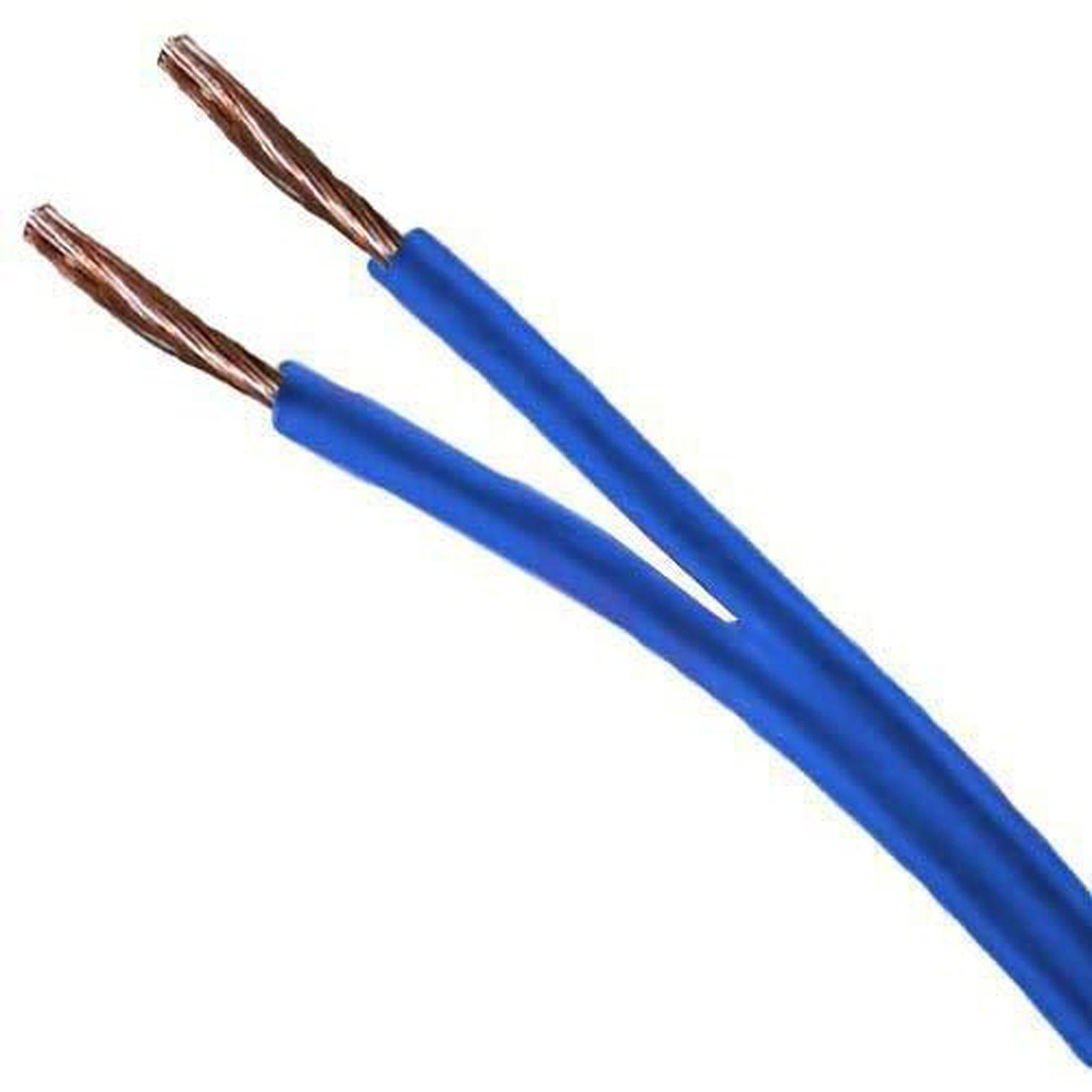20' ft 16 Gauge Remote Wire Blue Power Primary Flexible Cable Stranded CCA AWG