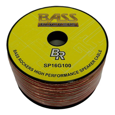 SP16G100/SP16G500 Clear Coating Speaker Wire 16 AWG (100 Feet | 500 Feet)-Bass Rockers-1
