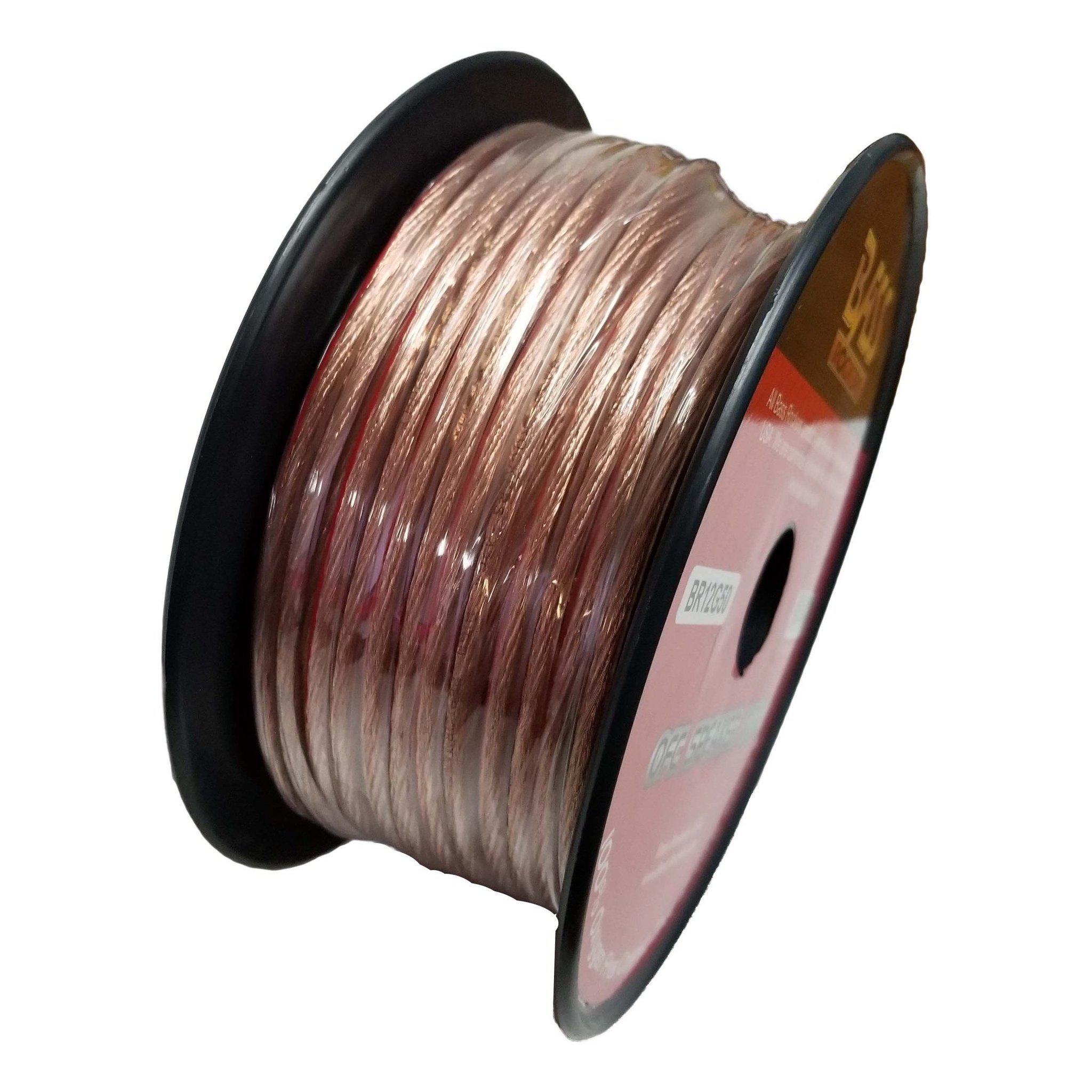 BR12G50 Copper OFC Speaker Wire True 12 AWG (50 Feet | 1 Foot)-Bass Rockers-3